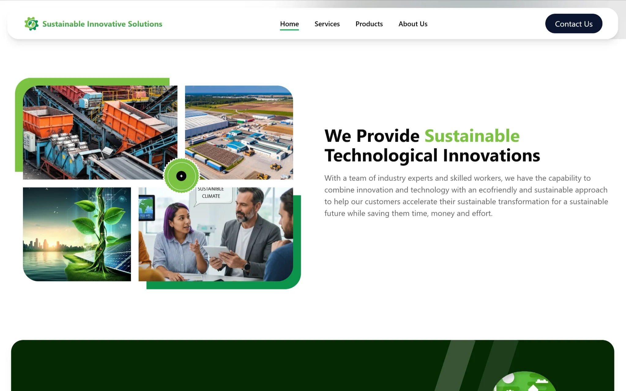 SIS Group (Pvt) Ltd Website desktop preview